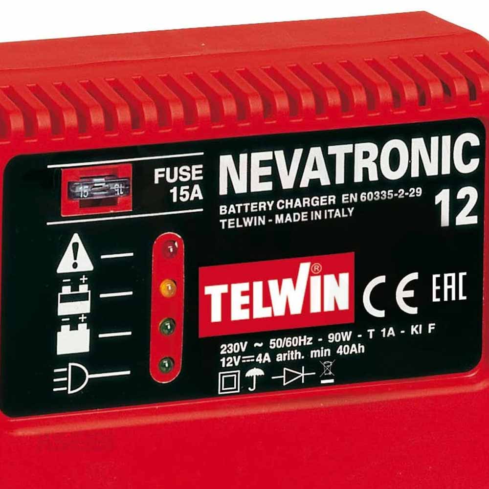 شاحن بطارية 6 أمبير 12 فولت أوتوماتيك TELWIN موديل NEVATRONIC 12 - الصورة 2